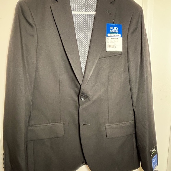 Haggar Men's Charcoal Flex Series Blazer - Picture 2 of 13